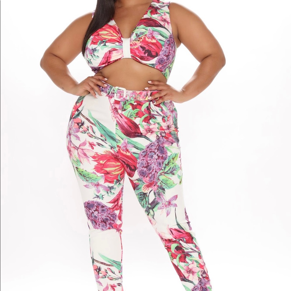 Fashion Nova Floral Jumpsuit